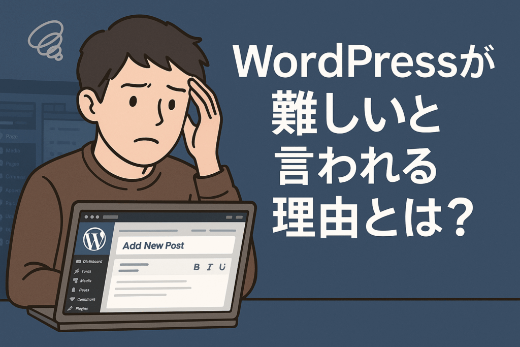 ワードプレスが難しい